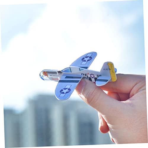 Toyvian 25pcs modelo de avião brinquedos externos para crianças brinquedos de garoto ao ar livre infantil planador de