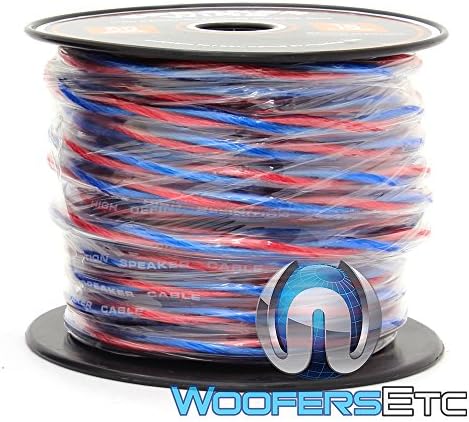 Spool de 100 pés True 16 Beda de alta definição Twisted Speaker Wire