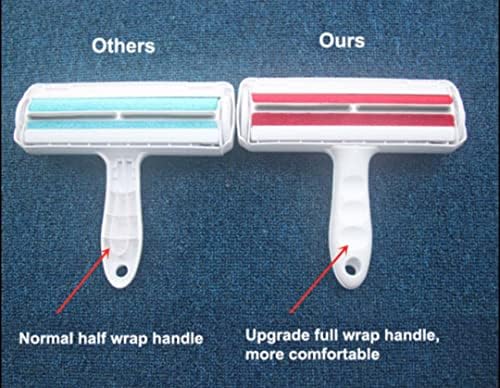 Roller de removedor de cabelo para animais de estimação reutilizável para sofá e tapete - removedor de cabelo de