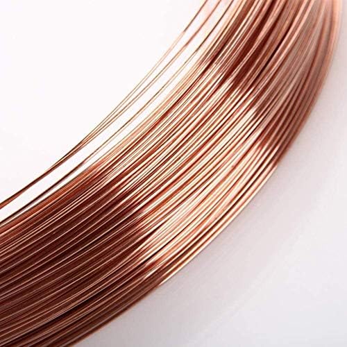 Fio de cobre de mercado de Merlin 99,9% Fio de cobre 5M/16. 4ft T2 Bare Cu Metal Metal Solid Line para DIY artesanato de metal
