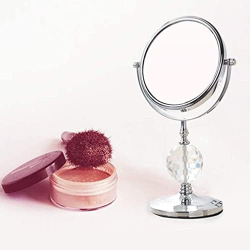 Espelho de maquiagem de espelho de vaidade, espelho de espelho de beleza de dois lados de dois lados