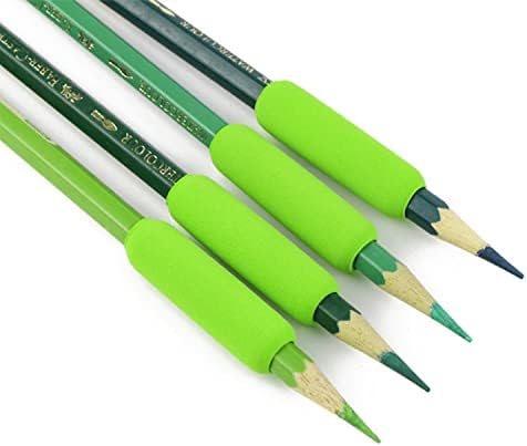 Apertos a lápis, 30 PCs Grip lápis colorido colorido Lápis Manutenção escriv para o suporte a lápis Gripper para crianças, crianças e adultos