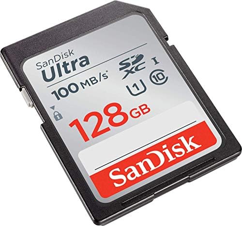 O cartão de memória Sandisk 128GB Ultra SDXC funciona com Nikon Coolpix L340, B500, A10, L32, S7000, A300, P900, Câmera UHS-I