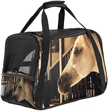 Horse on Nature Pet Bag Transportador de cães transportadora de animais de estimação para pequenos gatos médios cachorros cachorros até 15 libras