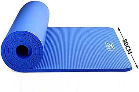 Tapete de exercício Dengsh, tapete de ioga NBR de alta densidade de alta densidade extra para pilates, almofada de movimento