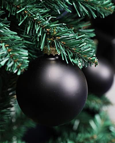 DN DECONAÇÃO BELHA BELHA BELHA DE VIDRO DE VIDRO DE VIDRO, 3,15 ”Pendurados Balinhos de Natal para decoração de árvores