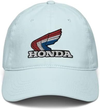 Honda Red, White e Blue Retro Logo Ajuste o chapéu de beisebol ajustável