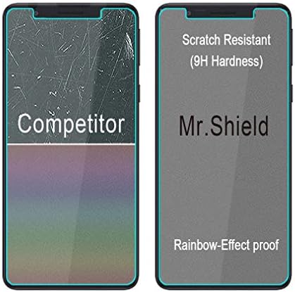 Mr.Shield [3-Pack] projetado para Samsung [vidro temperado] [Japão de vidro com dureza 9H] Protetor de tela com substituição ao longo da vida
