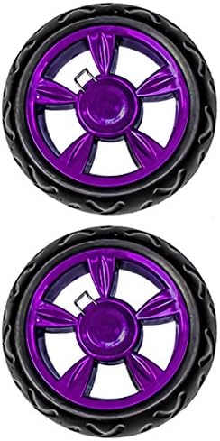 DBEST Products Carrinho de compras dobrável Purple Purple para compras com rodas e bolsa removível e rolando padrão de tração manual