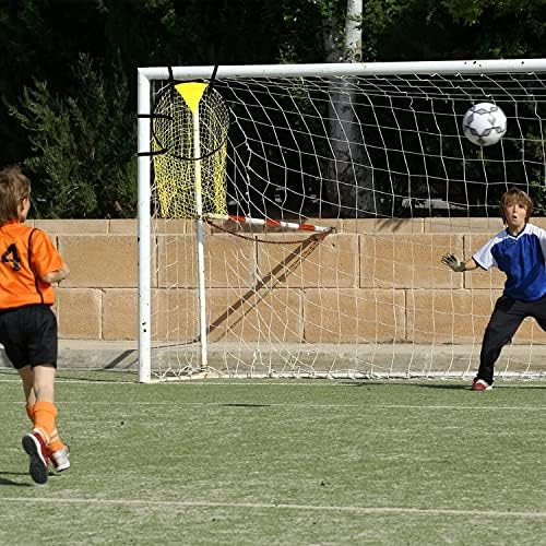 2 PCS Soccer de futebol Top Bins Soccer Alvo Golte de futebol Target com zonas de pontuação destacadas canto de tiro de futebol de futebol notas para tiro para atender a precisão Treinamento de treino de equipamentos de equipamentos de equipamento presentes