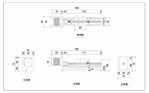 Ten-High Stx Series 700mm 27,56 polegadas Aceto eficaz Atuador linear Atuador Diy CNC Peças de roteador de bola T8X4 com