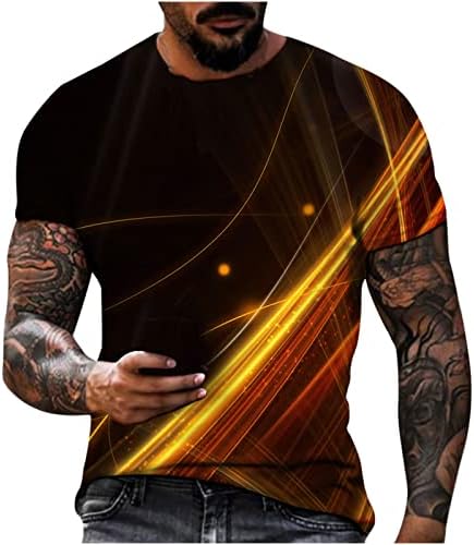 Camisas de impressão 3D de tamanho plus size para homens Graphic Digital Tee Tops 2023 Blusa casual de verão Camiseta de moda