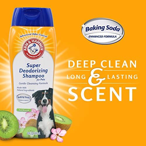 Arm & Hammer for Pets Super desodorizando shampoo para cães | Melhor odor eliminando o shampoo de cachorro | Ótimo para todos os cães
