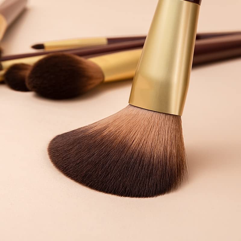 Pincéis de maquiagem Wxynhhh 8 PCs Conjunto de Pote Powder Bush Foundation Eyeshadow sobrancelha Make Up Brush Cosmetics Tools