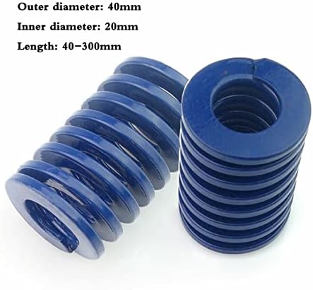 As molas de compressão são adequadas para a maioria dos reparos i 1pcs diâmetro externo 40mm de carga azul de carga de compressão molde de mola de mola de mola de mola de 20 mm de comprimento 40-300mm