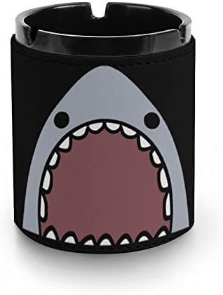 Dentes de tubarão de desenho animado Ashtray para cigarro de cigarro de cigarro de cigarro de cinzas modernas decoração