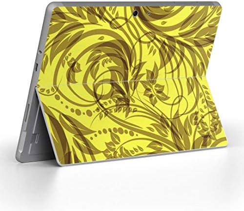 capa de decalque igsticker para o Microsoft Surface Go/Go 2 Ultra Thin Protective Body Skins 000746 Folha amarela