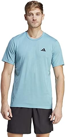 T-shirt de treinamento essencial dos homens da adidas se sente pronta para treinamento