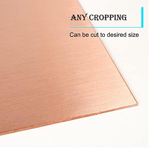 Zoenae T2 Espessura da folha de cobre Placa de cobre Corte a laser CNC Modelo de molde Diy Construction bloco 10x10cm