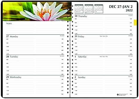 House of Doolittle 2022 Weekly and Monthly Planner Calendar, Earthscapes Gardens, 7 x 10 polegadas, janeiro a dezembro