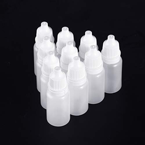 Gotas de gotas de doitool 10 ml de plástico vazio garrafas com garrafas líquidas de olho soltando garrafas com tampa de tampa