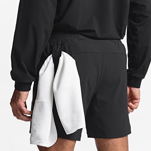 Shorts de ginástica para homens, shorts masculinos de 5 de ginástica rápida e shorts atléticos de treino para homens com bolsos de