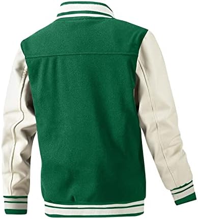 Jaqueta de beisebol do Luvlc 2022, botão de botão do colégio de bombardeiro colegial, uniformes uniformes uniformes