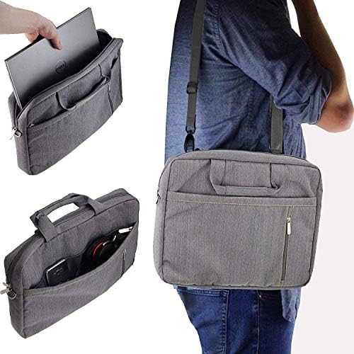 Navitech Gray Premium Messenger Bag - Compatível com o HP Elitepad 900