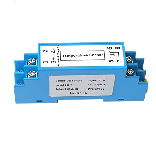 Transformador do transdutor de sensor de temperatura PT 100 saída 0-5V DC Entrada 0-100 ℃ Centígrados de grau