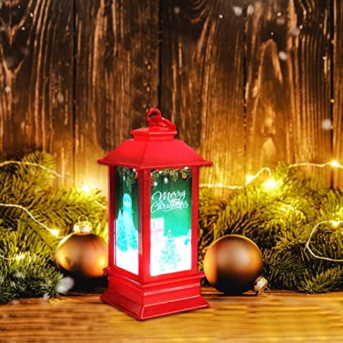 Sleigh Night Light de Natal do Papai Noel LED LANTERN Lanterna Decoração de Decoração de Ornamento Taupe Ornamentos de