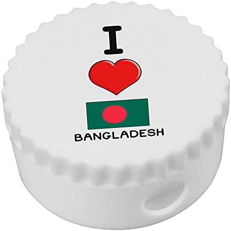 Azeeda 'I Love Bangladesh' Compact Pencil Sharpner