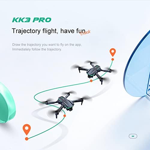 GSPMOLY KK3 Drone com dupla câmera 4K HD FPV Controle remoto Toys Presentes para adolescentes meninos meninas com altitude