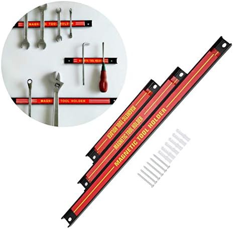 FTVogue Rack do suporte da ferramenta magnética, barra de tira de armazenamento de ímãs de ferramentas magnéticas 200