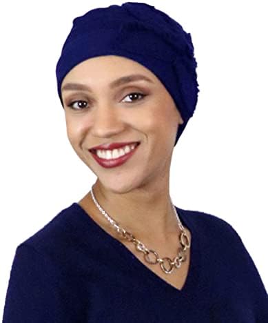 Quimioterapia para mulheres câncer chapéu chapéu de turbante chapéu de cabeça cobertura de cabeça de cabelo parkhurst algodão