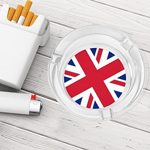 O lixo da bandeira de bandeira Birtish da Union Jack Birtish para cigarros lixo à prova de vento pode imprimir bandejas de cinzas