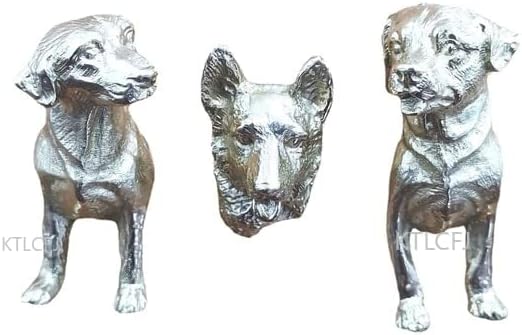 Pure Copper Dog Head Handle Móveis Drawer Wardrobe Ceramic Ceramic Matching Tea Tin Matching -