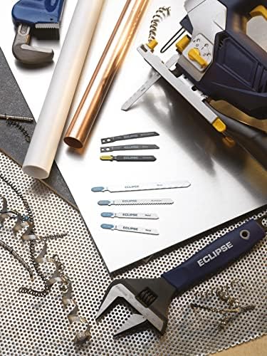 Eclipse Professional Tools EPT119B Pacote de 5 14 TPI Fine Cut Jigsaw Blades for Wood
