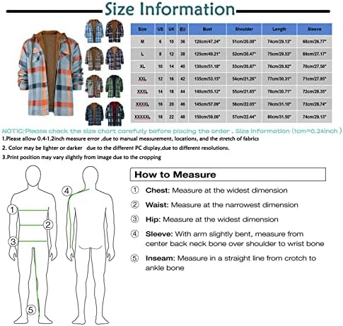 Casacos e jaquetas ymosrh masculinos grandes camisa xadrez alto adicionar veludo para manter jaqueta quente com jaquetas