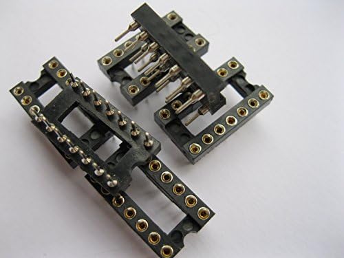 102 PCS Adaptador de soquete IC Round 14 Pin Cabeçalhos e soquetes Pitch 2,54mm x = 7,62mm