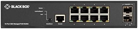 Rede de caixa preta - Switch Ethernet LPB30101 LPB3000 - 8 portas - gerenciável - Compatível com TAA - 2 camadas suportadas