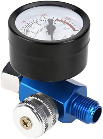 1/4 Regulador de pressão do ar mini -tinta de tinta spray para compressor pneumático e acessório de ferramentas de ar,