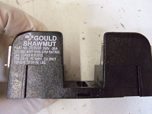 Gould Shawmut 20355r 250V 30a R Adicionar suporte para blocos de fusível 20355R