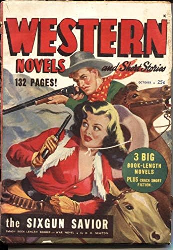 Romances ocidentais e contos- outubro de 1948- capa de menina- emoções de polpa violentas