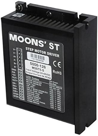 Gowe Moons'St Driver de motor de passo 2 fase DC 24 ~ 48V 5A NEMA 23 NEMA 34 1 Eixo de passo Máquina de gravação CNC