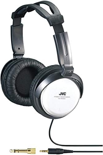 JVC Over-the-Ear Comfortable Stereo Headphones with Extra Long 11 feet Cord, 40mm driver & Adjustable Cushioned Headband for