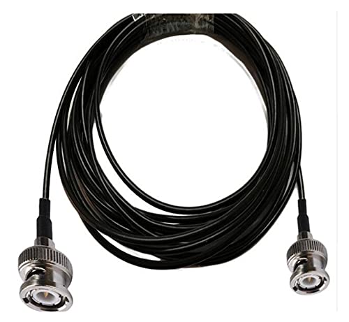 Açafrão Henggliang Store BNC Male para BNC Male Connector Jumper Pigtail Cable RG174 1M 3M 10M