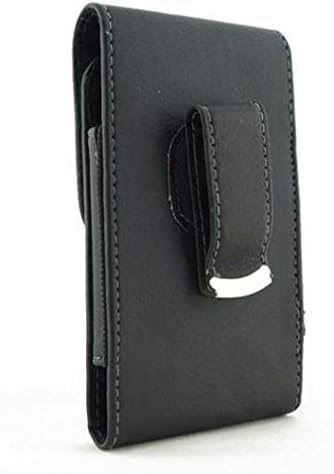 Bolsa de couro de clipe de couro bolsa de capa de couro vertical transportar protetor compatível com LG Rebel LTE - Risio - Spectrum