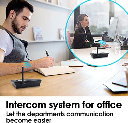 Sistema de intercomunicação sem fio, intercomita Wireless para casa 5280 pés de longo alcance Sistema de intercomunicação, 10 Channel