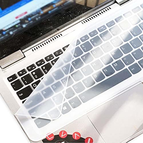 PUCCY 2 Pack teclado Film Protector, compatível com Razer Blade Pro 17 17,3 2020 Teclas de teclado de silicone （Caso de protetores de tela de vidro não temperado）