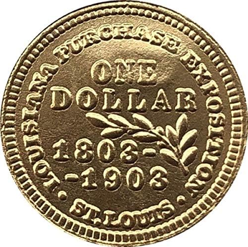 Desafio Coin USA 1796 Bustido Dollar Cópias Copiar Presente de Copiar para ele Coleção de Coin